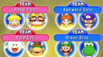 Mario Party 5 HD - All Character Team Names