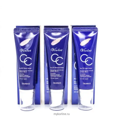 Deoproce Violet CC Cream - СС крем для любого типа кожи-0