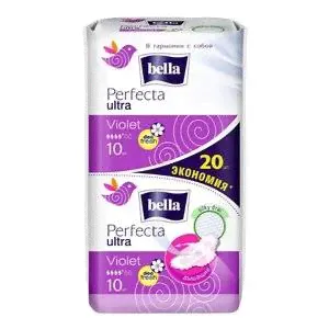 Прокладки Bella Perfecta Ultra Violet Deo Fresh 10+10 шт. в Москве-0