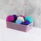Корзинка 7.5 л Вязь VIOLET, 350х245х105 мм, цвет пепел розы-4