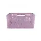 Корзинка 7.5 л Вязь VIOLET, 350х245х105 мм, цвет пепел розы-0