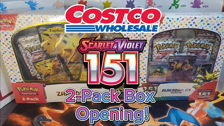 *NEW* Costco Pokemon 151 2 Pack Box Unboxing! Scarlet & Violet Pokémon Pack Opening!